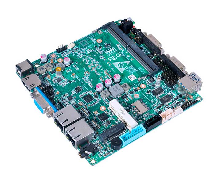 Onboard Intel Elkhart Lake Celeron J6412 1*DDR4 2 Lan 6*Com 1*VGA/HD Industrial PC Nano ITX Motherboard